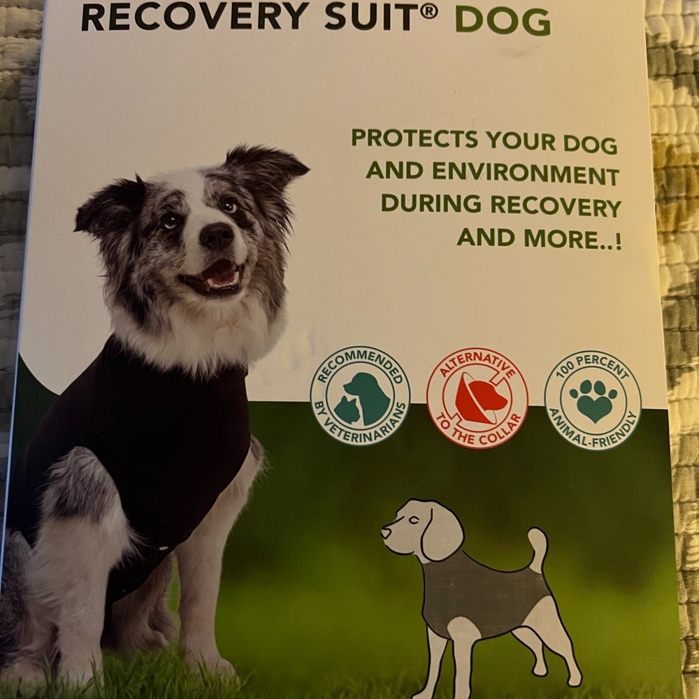 Suitical size small Black Dog Recovery Suit Clothing & Accessories